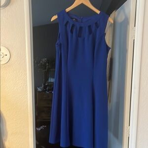 AGB Royal Blue Cutout  Dress